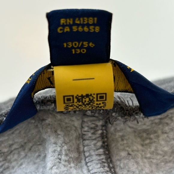 Kids Polo Ralph Lauren Boys Grey Heather P-Patch Fleece Jogger Pants Size 7 - Picture 9 of 10
